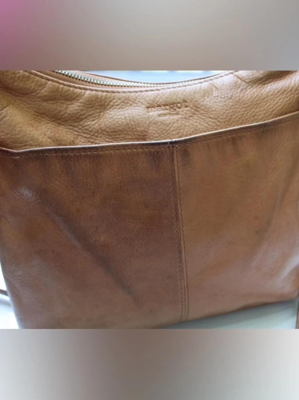Margot leather cross body bag